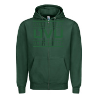 Sports Green Utah Valley University Zipper Hoodie - linhVisuals