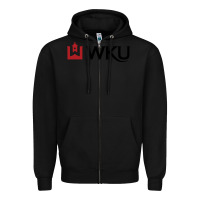 Black Western Kentucky University Zipper Hoodie - linhVisuals