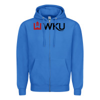 True Royal Western Kentucky University Zipper Hoodie - linhVisuals