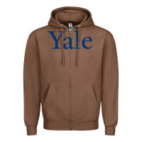 Chestnut Yale University Zipper Hoodie - linhVisuals