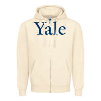 Sandshell Yale University Zipper Hoodie - linhVisuals