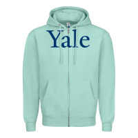 Seafoam Yale University Zipper Hoodie - linhVisuals