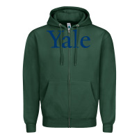 Sports Green Yale University Zipper Hoodie - linhVisuals
