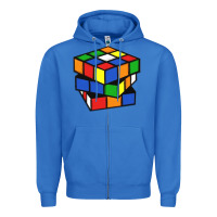 True Royal rubik cube Zipper Hoodie - linhVisuals