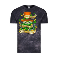 Cloud Black buy me green beer and tell me ı am pretty Vintage Tee - FaDigitalArtStudio