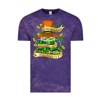 Cloud Purple buy me green beer and tell me ı am pretty Vintage Tee - FaDigitalArtStudio