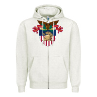 Oatmeal Heather United States Military Academy West Point Zipper Hoodie - linhVisuals