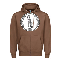 Chestnut University of Virginia Zipper Hoodie - linhVisuals