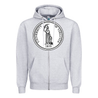 Heather Grey University of Virginia Zipper Hoodie - linhVisuals