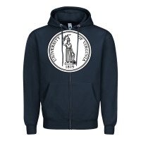 Navy University of Virginia Zipper Hoodie - linhVisuals