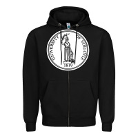 Black University of Virginia Zipper Hoodie - linhVisuals