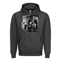 Charcoal Heather the smiths   friends Zipper Hoodie - linhVisuals