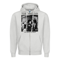 Dove Grey the smiths   friends Zipper Hoodie - linhVisuals
