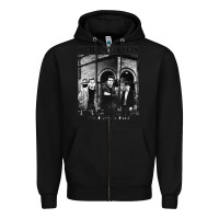Black the smiths   friends Zipper Hoodie - linhVisuals