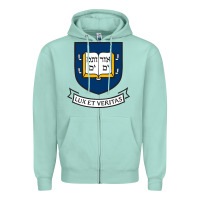 Seafoam Yale University Zipper Hoodie - linhVisuals