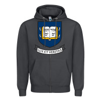Smoke Yale University Zipper Hoodie - linhVisuals