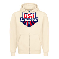 Sandshell swimming team Zipper Hoodie - linhVisuals