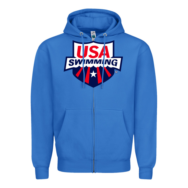 Swimming Team Zipper Hoodie by linhVisuals | Teevron