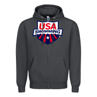 Smoke swimming team Zipper Hoodie - linhVisuals