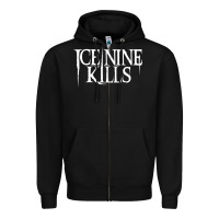 Black ice nine kills Zipper Hoodie - linhVisuals
