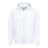 White ice nine kills Zipper Hoodie - linhVisuals