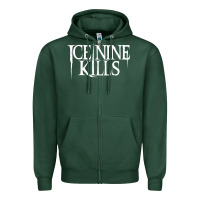 Sports Green ice nine kills Zipper Hoodie - linhVisuals