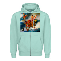 Seafoam stone temple pilot stp 3 Zipper Hoodie - linhVisuals