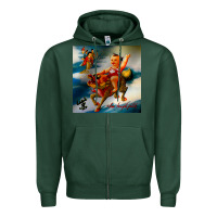 Sports Green stone temple pilot stp 3 Zipper Hoodie - linhVisuals