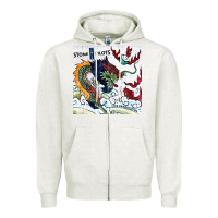 Oatmeal Heather stone temple pilot stp 2 Zipper Hoodie - linhVisuals