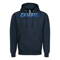 Navy bee gees legend Zipper Hoodie - linhVisuals