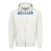 Oatmeal Heather bee gees legend Zipper Hoodie - linhVisuals
