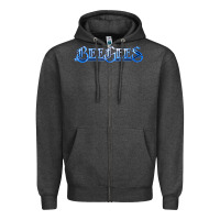 Charcoal Heather bee gees legend Zipper Hoodie - linhVisuals