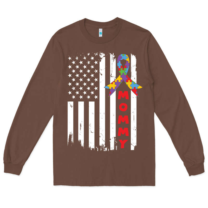 Lil Autism Mom Long Sleeve Tee by CowhideDigitalArt | Teevron