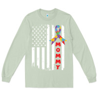 Matcha lil autism mom Long Sleeve Tee - CowhideDigitalArt