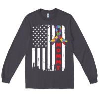 Smoke lil autism mom Long Sleeve Tee - CowhideDigitalArt