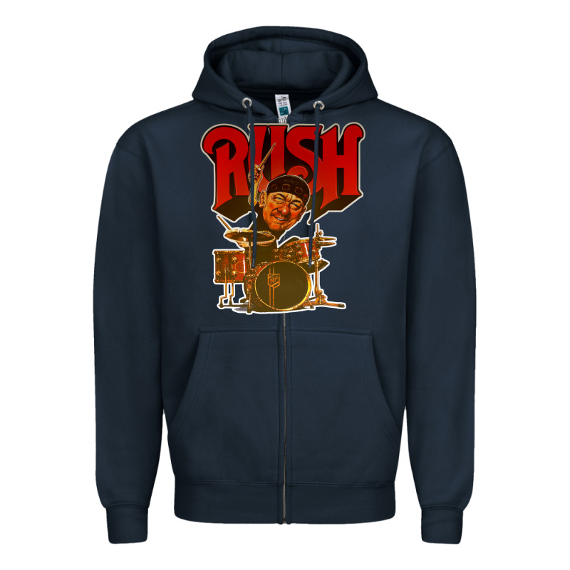 Rush Neil 10 Zipper Hoodie by linhVisuals | Teevron