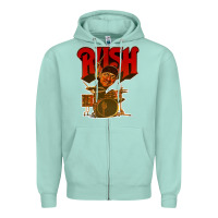 Seafoam rush neil 10 Zipper Hoodie - linhVisuals
