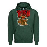 Sports Green rush neil 10 Zipper Hoodie - linhVisuals