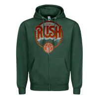 Sports Green RUSH TOUR Zipper Hoodie - linhVisuals