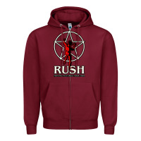 Burgundy rush TOUR 1981 Zipper Hoodie - linhVisuals