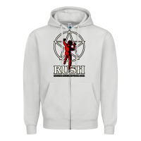 Dove Grey rush TOUR 1981 Zipper Hoodie - linhVisuals