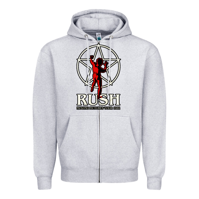 Rush Tour 1981 Zipper Hoodie by linhVisuals | Teevron