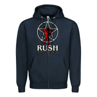 Navy rush TOUR 1981 Zipper Hoodie - linhVisuals