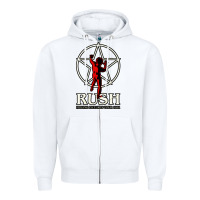 White rush TOUR 1981 Zipper Hoodie - linhVisuals