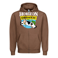 Chestnut horizon organic milk Zipper Hoodie - linhVisuals