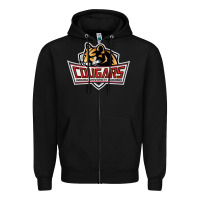 Black cougars, kokomo education Zipper Hoodie - linhVisuals