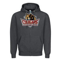 Smoke cougars, kokomo education Zipper Hoodie - linhVisuals