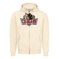 Sandshell cougars, kokomo education Zipper Hoodie - linhVisuals