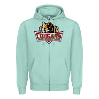 Seafoam cougars, kokomo education Zipper Hoodie - linhVisuals