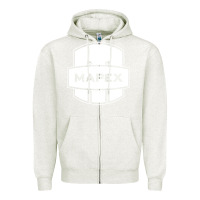 Oatmeal Heather Mapex Drum Zipper Hoodie - linhVisuals